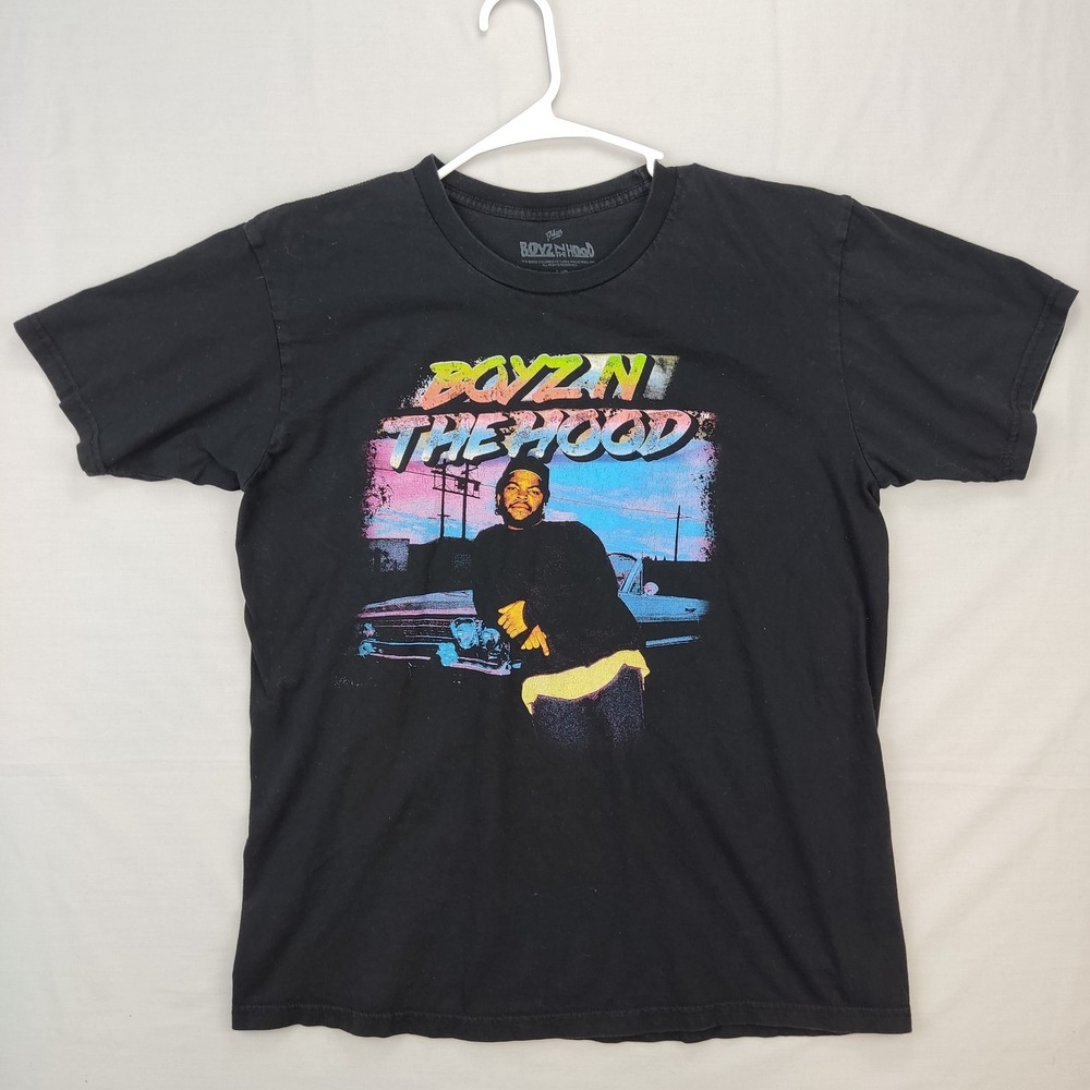 Philcos Boyz N The Hood T-Shirt Mens‎ L Black Ice Cube Graphic Movie Tee Cotton